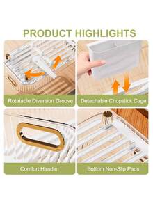 Valentine'S Day Dish Drying Rack, Dish Racks For Kitchen Counter, Space-Saving Kitchen Drying Rack With A Cutlery Holder, Drying Rack For Dishes, Knives, Spoons, And Fork - White - View 7