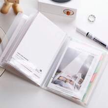 1pc A6 Size Pocket Style Storage Photo Album With 40 Pages, Mini And Lovely Back To School