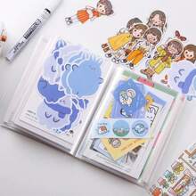 1pc A6 Size Pocket Style Storage Photo Album With 40 Pages, Mini And Lovely Back To School