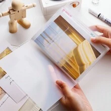 1pc A6 Size Pocket Style Storage Photo Album With 40 Pages, Mini And Lovely Back To School