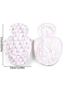 Infant Insert Compatible With 4Moms Mamaroo & Rockaroo – Car Seat Insert 2 Pcs – Reversible Infant Car Seat Insert – Soft Plush Minky Car Seat Head Support Insert - Multicolor - View 2