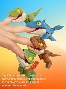 1入組卡通恐龍設計隨機逗貓棒指套