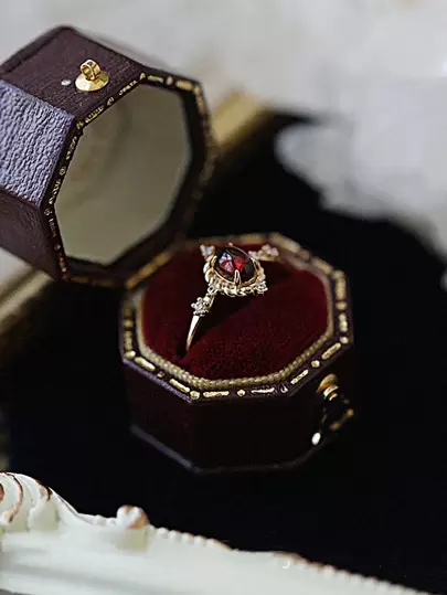 1pc Vintage Cubic Zirconia S925 Sterling Silver Eternal Ring, Luxury Jewelry Gift For Women