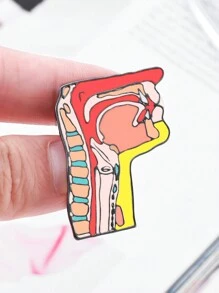 1個解剖學耳鼻喉科搪瓷胸針,醫學ent徽章,服裝、帽子和背包的裝飾,醫學珠寶禮物,適合醫生和護士 - A3-P397 - 查看 2
