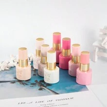 JR JR 8pcs 15ml Gel Nail Polish Set Including Red Pink Nude Gel Polish Kit UV LED Soak Off Polish Home DIY Gifts For Girl