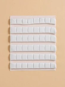 48片装白色美甲胶水，适用于美甲粘土、可重复使用的粘性凝胶，可用于练习、展示、假指甲贴片等美甲工具，以及磁性美甲贴片（不含支架）。产品类别：美甲用品、美甲工具、美甲艺术工具、返校季、美甲、美甲工具（适用于按压式美甲贴片）。 - 白色 - 查看 3