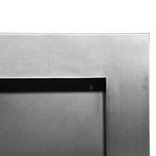 HOMCOM Cheminée bioéthanol murale design Bauhaus - double brûleur 3 L - dim. 110L x 14l x 54H cm - couverture 25-30 m² - acier inox. brossé - Argent - Voir 6