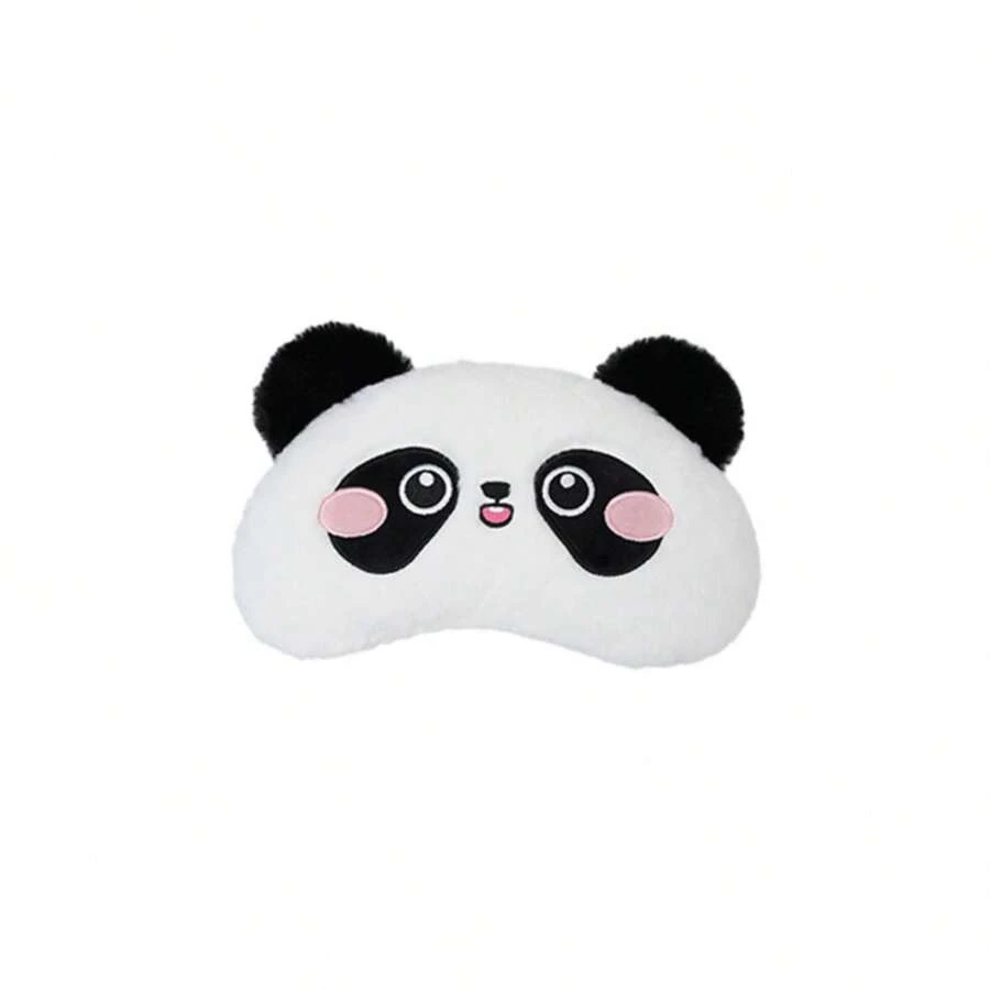 Car Seat Cushion, Panda Shaped Waist Protection Pillow Car Seat Cushion, Creative Comfort Warm Seat Cushion For Winter, With Cartoon Design, Car Accessories - Panda Headrest - View 1