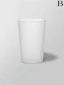 1入組漱口杯家用簡約透明牙杯磨砂情侶杯創意塑料牙刷杯飲水杯 - 彩色 - 查看 4