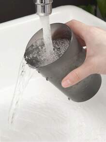 1入組漱口杯家用簡約透明牙杯磨砂情侶杯創意塑料牙刷杯飲水杯 - 彩色 - 查看 8