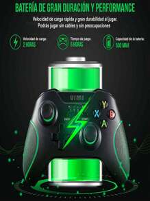Wireless Gamepad Control For Video Games Compatible With PC Steam Epic Games Emulators - 黑色 - 查看 3