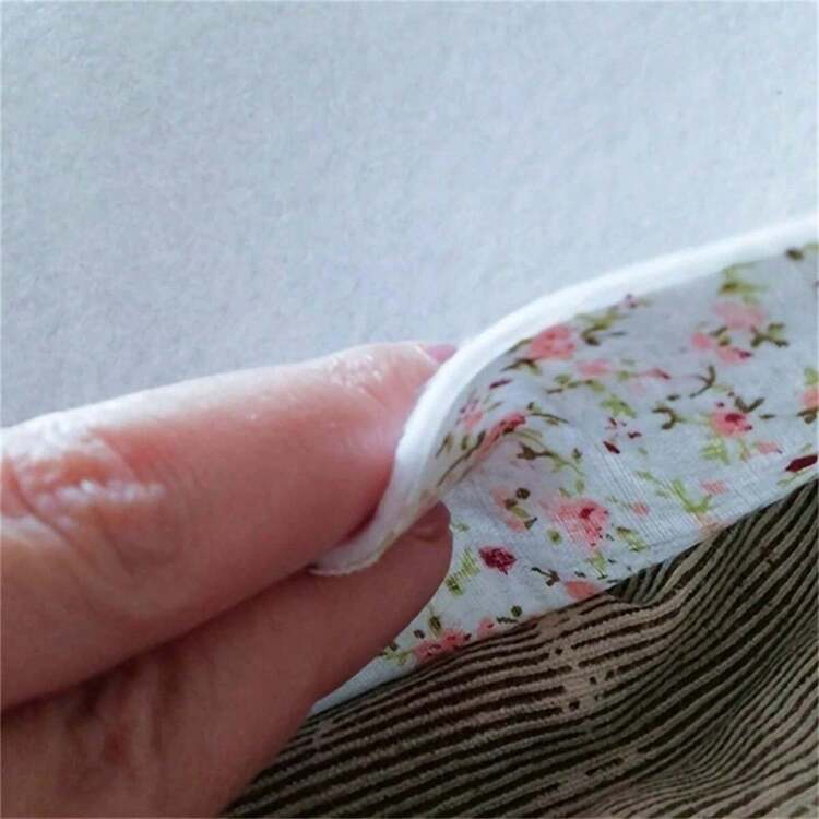 One Pack Of 180g Single-Sided Fusible Fabric Padding Stuffing (50x100cm/100*100cm/100*150cm) Is Perfect For Wallets, Patchwork Bags, And DIY Craft Projects. - White - View 4