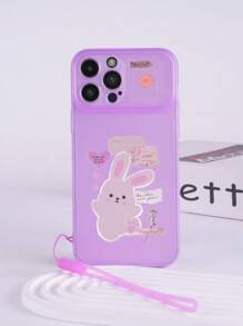 1个卡通猫咪图案夜光磨砂透明TPU手机壳和1条夜光硅胶挂绳，兼容、三星、小米、OPPO等手机，国际版，非国内版。 - 無色 - 查看 10