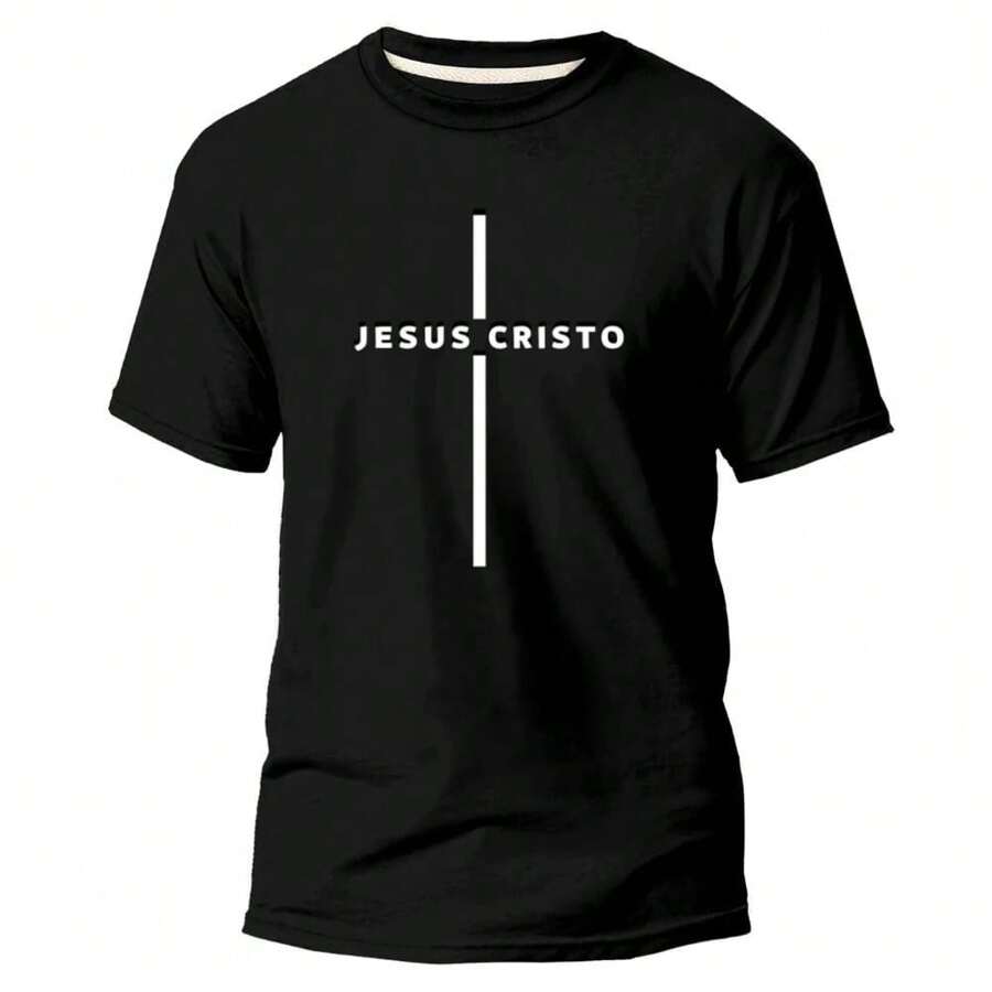 Men T-Shirts - 黑色 - 查看 1