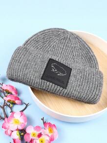 1pc Men's And Women's Winter Warm Knitted Hat With Frog Shape Decoration, Maillard Style, Ear Protection & Outdoor Activities Suitable, Variety Hat Styles Available Such As Bucket Hat & Beanie Street - Khaki - View 8