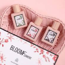 BLOOMF LOWERS Eau de toilette 30ml*3,3 juegos de perfume para mujeres con sabor a flores y frutas - Fresco - Ver 10