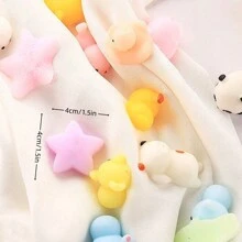¡diversión Aplastante! Juguetes De Mochi Squishy Al Azar Con Dibujos Animados, Mini Juguetes Para Aliviar El Estrés - Multicolor - Ver 2
