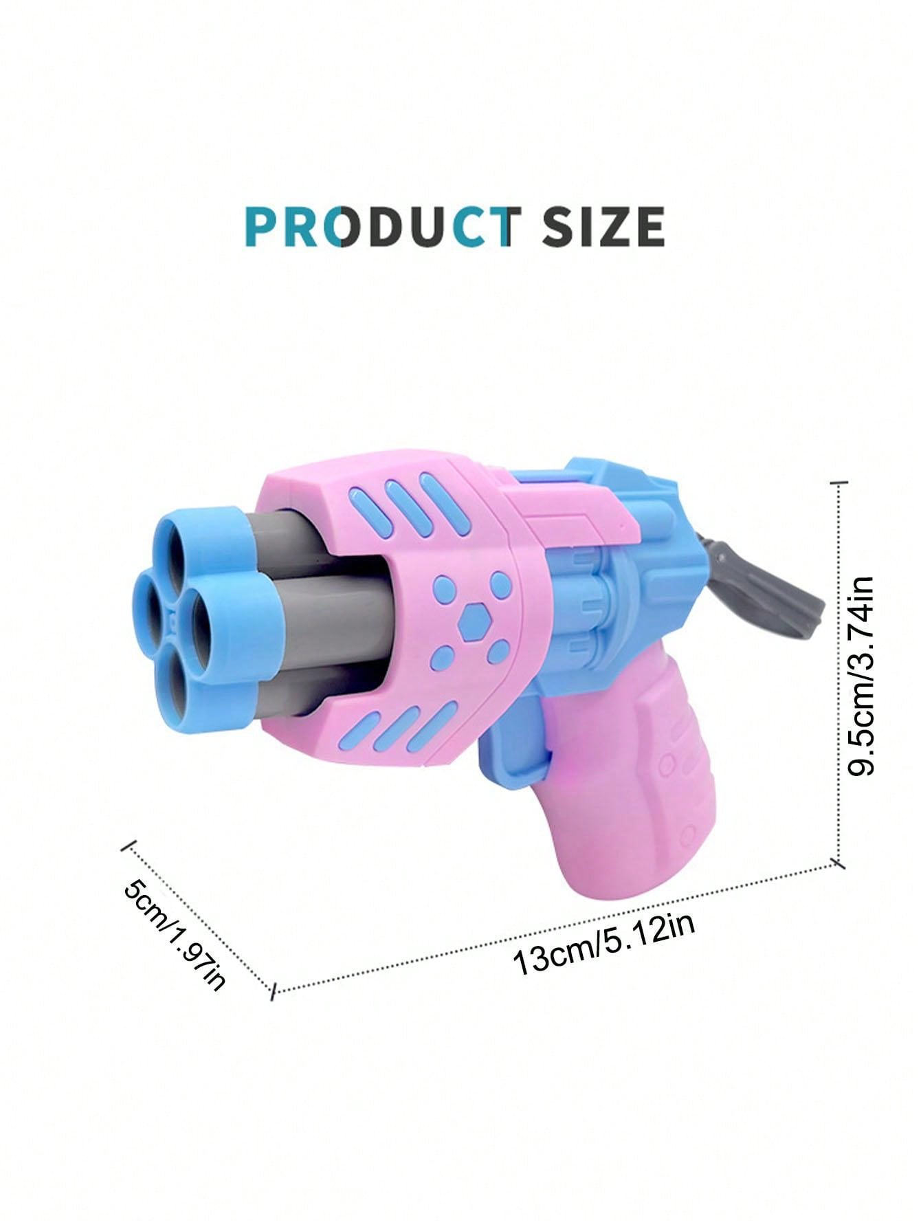 Random Color Soft Bullet Gun Toy Shooting Practice Target Set, Outdoor