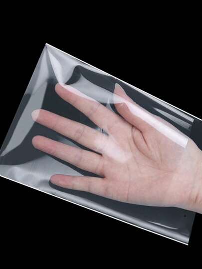 100pcs Self-Sealing Transparent Gift Bags For Biscuits, Bread, Candy, Protecting Gifts From Dust And Water, As Well As Convenient Storage For Postcards And Greeting Cards Back To School