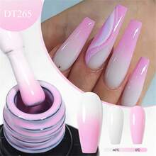 12pcs/Set Temperature Changing Gel Nail Polish Set, Winter Color Changing Semi-Permanent Nail Polish, Removable UV/LED Lamp, Long-Lasting Nail Gel Polish Set - 彩色 - 查看 2