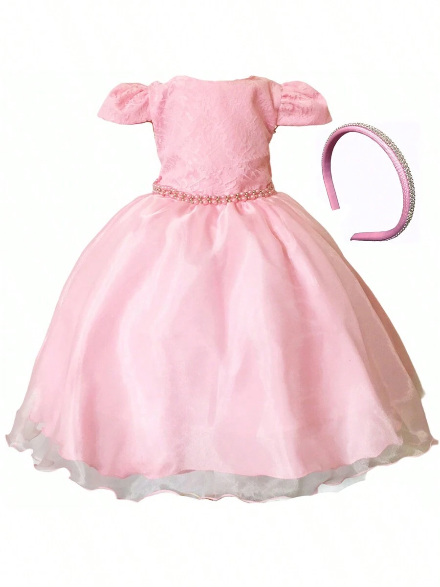 Young Girls Dresses - 淺粉色 - 查看 1