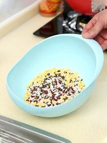 1個多功能米洗米器,帶濾網、水龍頭和量杯,廚房必備 - 藍色 - 查看 2