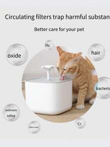 1入組，3L寵物自動過濾飲水器，附帶4件可供使用2個月的濾心，可靜音為貓和小中型犬提供大容量飲水設施，可單獨購買可更換水泵 - 3L - 查看 6