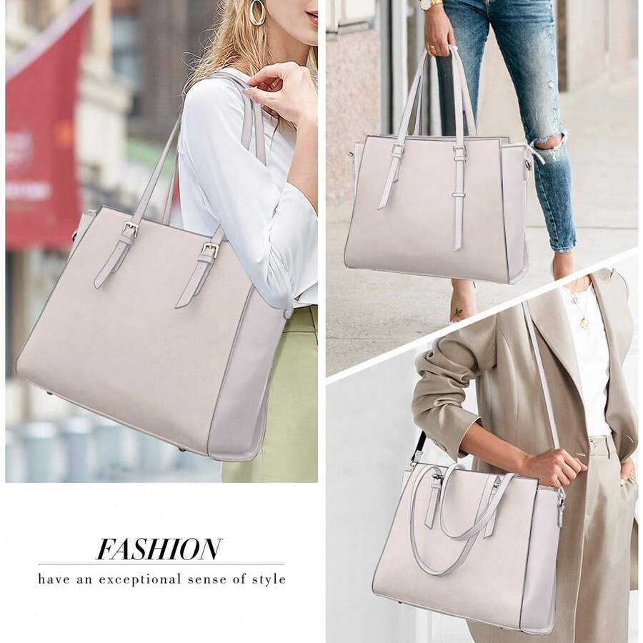 Laptop Bags For Women Large Leather Handbags Ladies Laptop Tote Bag