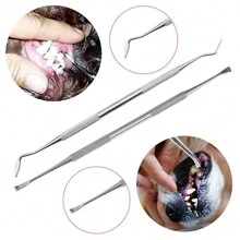 Herramientas De Limpieza De Dientes De Mascotas Removedor De Sarro Para Perros Piedras Dentales Rascardor De Acero Inoxidable