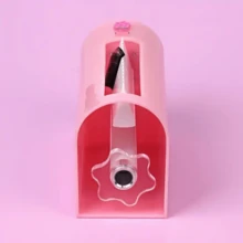 Máquina De Ventilación De Pestañas Automática, Fácil Separación De Pestañas Una Por Una, Máquina De Extensión De Pestañas Que Florece Para Hacer Abanicos, Herramienta Esencial Para Artistas De Pestañas, Para Extensiones De Pestañas - Rosa - Ver 4