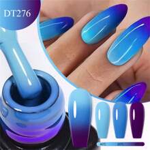 12pcs Temperature Changing Gel Nail Polish Set, Summer Thermal Gel Polish Set, 3 Layers Temperature Color-Changing Semi Permanent Varnishes Soak Off UV LED Long Lasting Nail Art Gel Kit Manicure Kit Nail Art DIY Home Salon Gift For Women Nail Supplies For Beginners - Multicolor - View 9