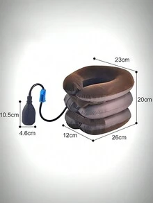 Almohada Para El Cuello y Cervical. Collarin Para Viajar Con Doble Soporte Vuelos, Oficina, Coche Y Casa.