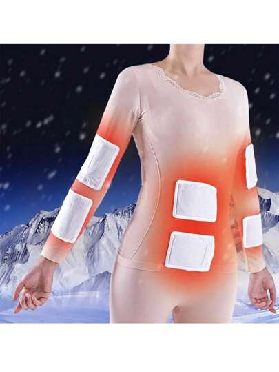 10 Pcs Body Warmer Stick Self-Heating Warmer For Body Hand Foot Leg Waist Abdomen Heat Packs Winter Warm Disposable Paste Pads