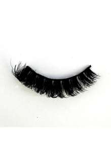 New 3d Fluffy Cat Eye Russian False Eyelashes, Curly & Thick, Dd Curl, 7 Pairs, Wholesale Strip Lashes, Lashes, Eyelashes, Fake Lashes - Black - View 4