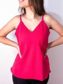 Women Blouses - Hot Pink - View 3