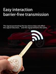 3 件組豐田 4 按鈕直刃汽車鑰匙套裝,包括 Tpu 軟套、帶螺絲起子的皮革鑰匙圈 - 彩色 - 查看 7