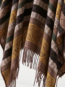 1件男式披肩斗篷 - 棕色 - 查看 7