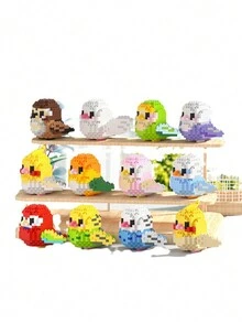 Nanoblock Style Bird Building Blocks Set, Cute Intelligence Puzzle Toy, Decorative Model Gift - Xuanfeng B249pcs - View 4