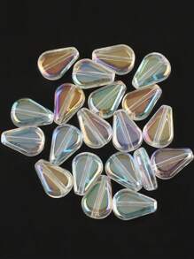 30 顆 8*11 毫米刻面水晶玻璃淚滴珠,帶有中孔,電鍍顏色,適合 Diy 珠寶製作,如項鍊、手鍊、耳環等。 - 8*11mm瓜子 - 查看 15