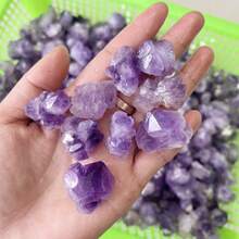 天然晶花礦原石,香薰擴散治療石,diy珠寶手工藝品配件,適用於冥想和能量 - Amethyst Flower - 查看 3