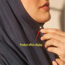 4入組流行強力磁性圍巾磁扣,防滑領扣磁扣,女性圍巾磁扣 - 彩色 - 查看 3