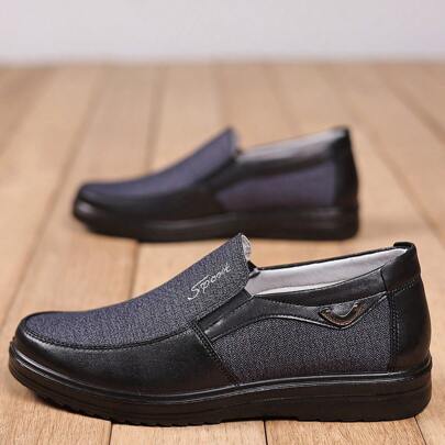 Scarpe Da Guida Senza Lacci Da Uomo, Scarpe Casual Basse, Traspiranti E Confortevoli, Lavorazione A Patchwork Alla Moda