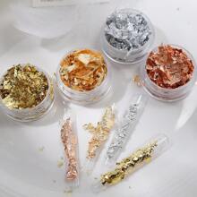 4入組金箔指甲藝術diy系列 - 彩色 - 查看 1