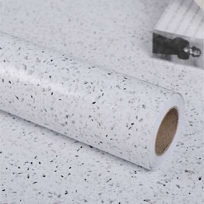 1卷大理石紋塑膠墊紙,防水壁紙卷,浴室桌面廚房用粘貼貼紙,適用於家具裝飾