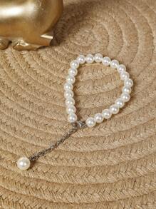 Pearl Chain Buckle Strap, Applicable For Women's Shoes, Sandals, Clothes, Bags, And Accessories