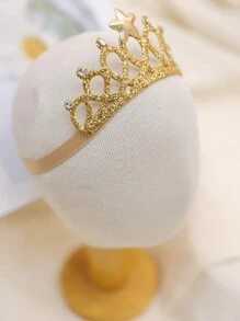 Angel Neitiri 1pc Children Crown Headband For Baby Girls, Princess Hair Accessory For Birthday Party