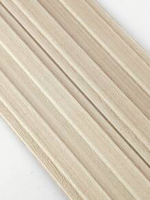 1pc 230cm/90.55in Light Brown 3d Grille Self-Adhesive Wall Sticker For Sofa/Living Room Background Wall Decoration, Stripe Foam Decal