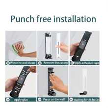 1個手動肥皂泵,壁掛手動肥皂泵,500毫升洗髮水和沐浴露容器,浴室塑料乳液分配器,浴室配件,浴室組織和儲物專家 - 彩色 - 查看 11