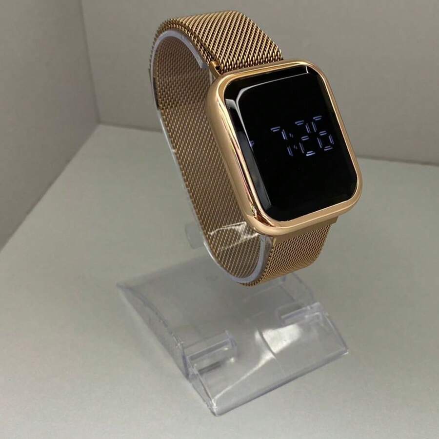 ZOEA TOUCH DIGITAL MAGNET WATCH FOR LADIES AND MEN - Bronze - View 1