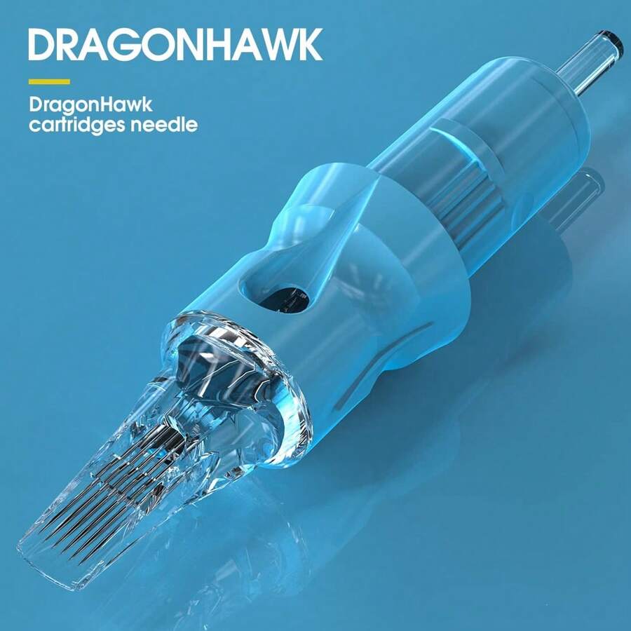 Dragonhawk Tattoo Needles Cartridges, Pro Tattoo Needles Kit By